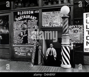 Blossom Restaurant, 103 Bowery Manhattan. Stockfoto