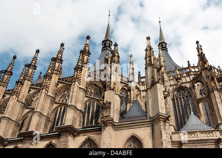 St. Barbara Kirche, Kutna Hora Stockfoto