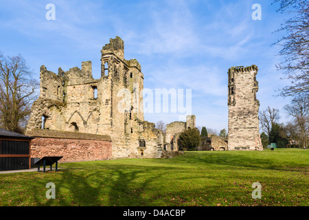 Ruinen der Burg Ashby-de-la-Zouch, Ashby-de-la-Zouch, Leicestershire, East Midlands, UK Stockfoto