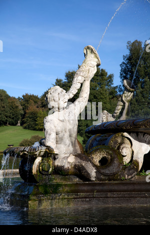 Der Atlas-Brunnen, Castle Howard, North Yorkshire Stockfoto