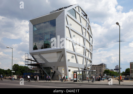 Berlin, Deutschland, die Humboldt-Box an der Karl-Liebknecht-Straße in Berlin-Mitte Stockfoto