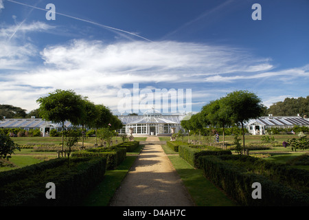 Chiswick Gardens Conservatory, erbaut im 19. Jahrhundert, Chiswick, London, UK Stockfoto