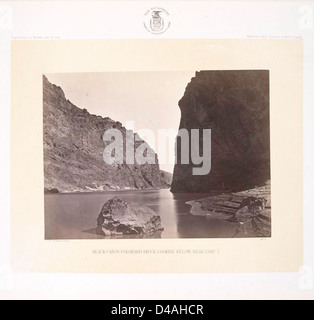 Nr. 6. Schwarz-Canon, Colorado River, nach unten, in der Nähe von Camp... Stockfoto