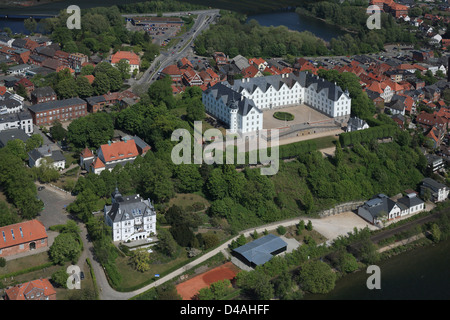 Plön, Deutschland, Luftaufnahme des Schlosses und der alten Stadt Ploen Ploen Stockfoto