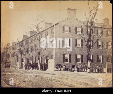 Blick auf Pennsylvania Avenue, Washington, D.C.[Soldiers, Civi... Stockfoto