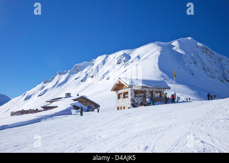 Col De La Chal, 2600 m, Les Arcs, Savoie, Frankreich, Europa Stockfoto