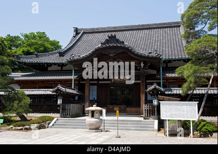 Haupthalle des Sengakuji Tempel begraben der berühmte 47 Ronin Samurai in Shinagawa, Tokio, Japan Stockfoto