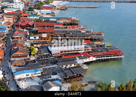 Berühmten Piers im Zentrum von Hua Hin/Thailand Stockfoto