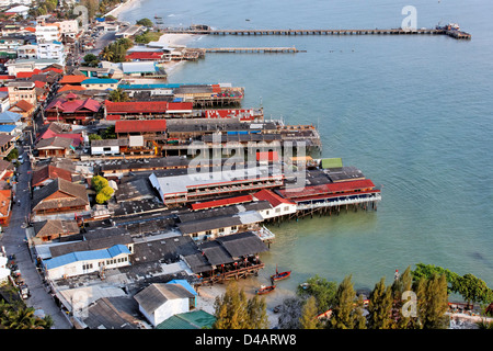 Berühmten Piers im Zentrum von Hua Hin/Thailand Stockfoto