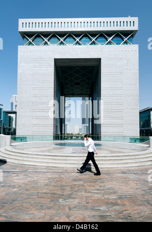 Das Torhaus im DIFC oder Dubai International Financial Centre in Dubai, Vereinigte Arabische Emirate VAE Naher Osten Stockfoto