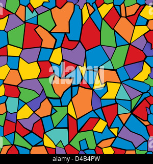 Farbigen Mosaik Hintergrund. Stockfoto