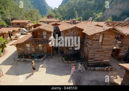 Hotel in den Bäumen, Olympos, Türkei, Westasien Stockfoto