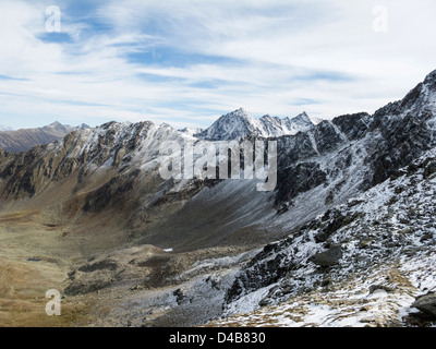 Bergwelt in Tirol, in der Nähe von Sölden, Österreich Stockfoto