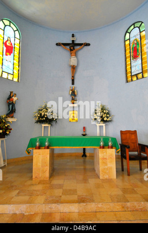 Iglesia de San Miguel katholische Kirche Cozumel Mexiko Stockfoto