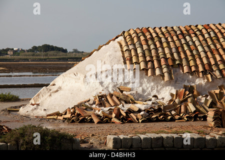 Mozia, Italien, Saline in Nature Reserve von Trapani und Trapani Stockfoto