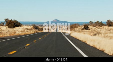 Highway US 163 Blick auf Monument Valley, USA Stockfoto