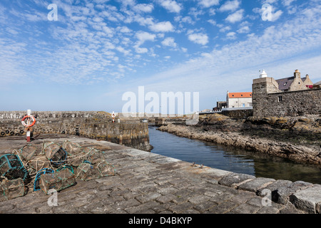 Historischen Hafen bei Portsoy in Aberdeenshire, Schottland Stockfoto