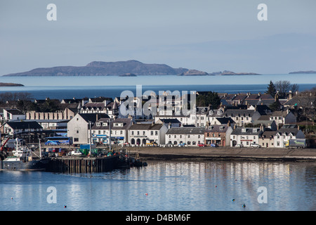 Ullapool Stadt am Loch Broom in den Highlands von Schottland. Stockfoto