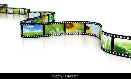 Film mit Bildern Stockfoto