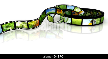 Film mit Bildern Stockfoto