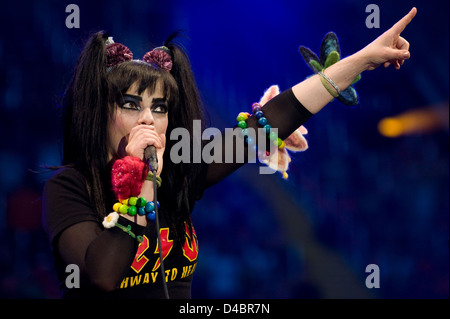 Dresden, Deutschland, Nina Hagen anlässlich der 33. Evangelische Kirche Stockfoto