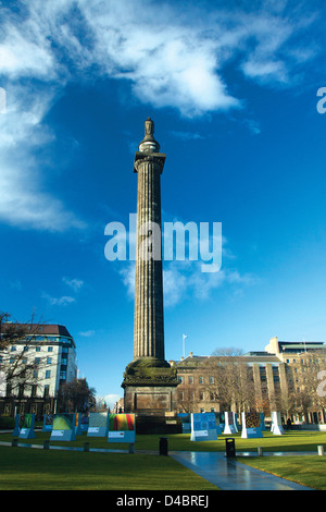 Die Melville-Denkmal in St. Andrews Square, Edinburgh, Lothian Stockfoto