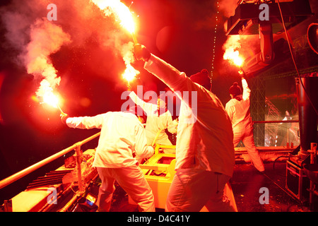 Gelsenkirchen, Deutschland, Abschlussfeier für das Jahr der Kulturhauptstadt Ruhr 2010 Stockfoto