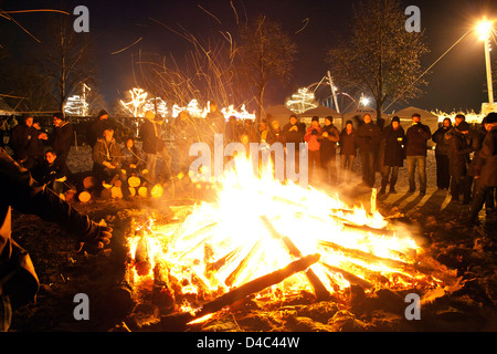 Gelsenkirchen, Deutschland, Abschlussfeier für das Jahr der Kulturhauptstadt Ruhr 2010 Stockfoto