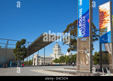 Das Royal Exhibition Building, neben dem Melbourne Museum in Carlton, Melbourne, Victoria, Australien Stockfoto