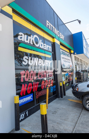 Autobarn-Auto-Teile-Lieferanten Stockfoto