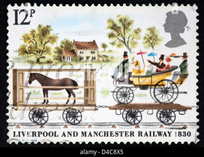 Britische Briefmarke Stockfoto