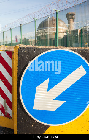 Die angeschnittene Ärmel aus Kernreaktor nach einem verheerenden Brand im Oktober 1957 im Kernkraftwerk Sellafield Stockfoto