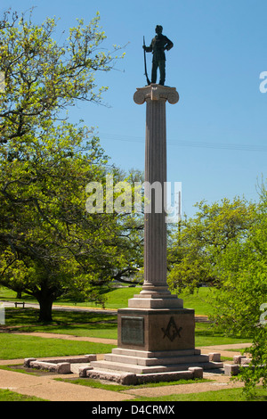 Denkmal am San Jacinto, Maurer-Pionier Stockfoto