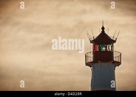 Leuchtturm-Liste-Ost auf die Ellenbogen, Sylt, Deutschland, Nahaufnahme Stockfoto