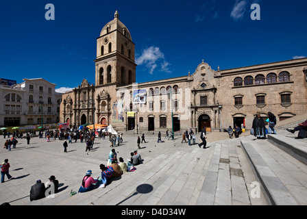 Iglesia de San Francisco, Bolivien, Südamerika, Amerika Stockfoto