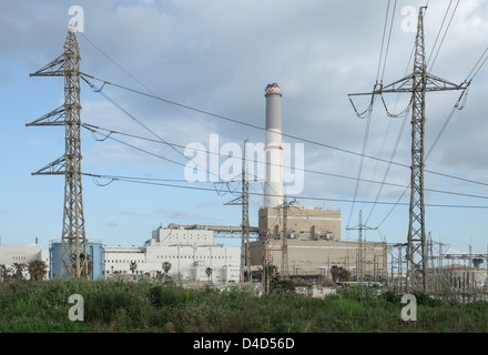 Israel, Tel Aviv, das Lesen macht Station im nord-westlichen Teil der Stadt gelegen Stockfoto