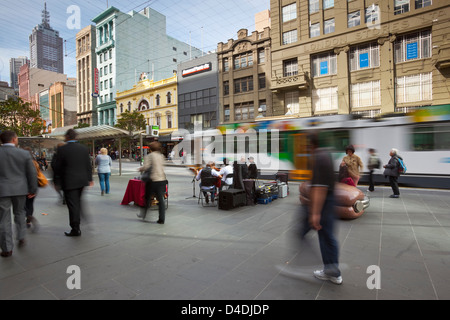 Bourke Street Mall. Melbourne, Victoria, Australien Stockfoto