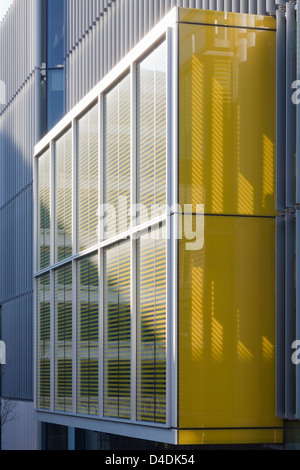 Amex-Haus, Brighton, United Kingdom. Architekt: EPR Architekten Limited, 2013. Außenansicht der Ostfassade. Stockfoto