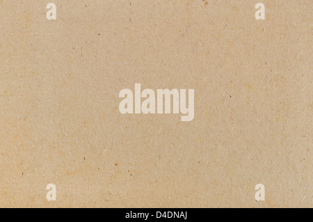 braune Pappe Struktur Closeup, natürliche rau texturierte Papierhintergrund Stockfoto