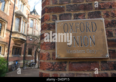 Der Oxford Union Society, Frewin Gericht, Oxford, England, UK Stockfoto