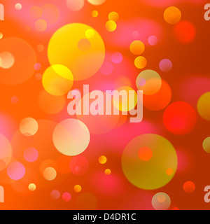 Zusammenfassung Hintergrund des bunten Bokeh Weihnachtslichter Stockfoto