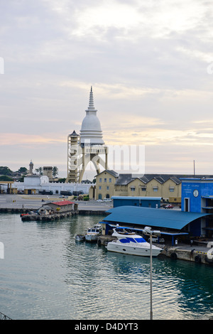 Sri Lanka Ports Authority, SLPA Colombo, Sri Lanka Colombo Port Authority Container Terminal, Portalkrane, Schiffe entladen-Boxen Stockfoto