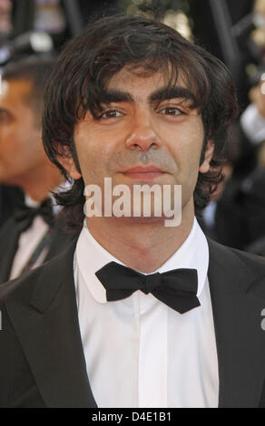 Deutscher Regisseur Fatih Akin kommt für das Screening von "Blindheit" Eröffnung der 61. Filmfestspiele von Cannes am Palais des Festivals in Cannes, Frankreich, 14. Mai 2008. Blindheit ist eines der offiziellen Wettbewerb Filme. Foto: Hubert Boesl Stockfoto