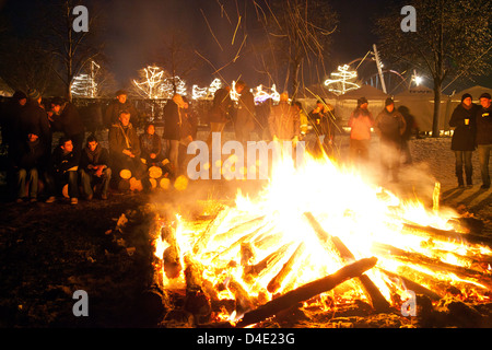 Gelsenkirchen, Deutschland, Abschlussfeier für das Jahr der Kulturhauptstadt Ruhr 2010 Stockfoto