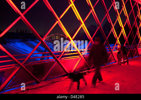 Gelsenkirchen, Deutschland, Abschlussfeier für das Jahr der Kulturhauptstadt Ruhr 2010 Stockfoto