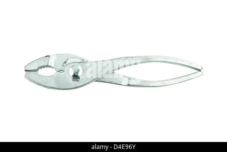 Zange isoliert auf weißem Hintergrund Stockfoto