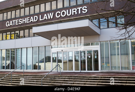 Gateshead Justizpalast oder Magistrates Court Nord-Ost England UK Stockfoto