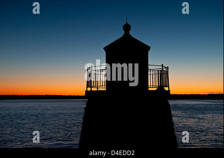 Castle Hill Leuchtturm, Newport, RI, Rhode Island, USA Stockfoto