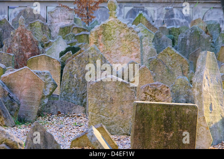 Prag Juedischer Friedhof - jüdischer Friedhof Prag 01 Stockfoto