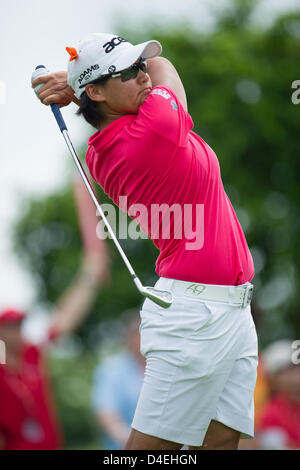 Yani Tseng (TPE), 3. März 2013 - Golf: Yani Tseng von Taiwan in Aktion während der Endrunde der Champions die HSBC Women golf Turnier im Sentosa Golf Club in Singapur. (Foto von Haruhiko Otsuka/AFLO) Stockfoto